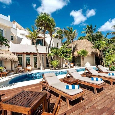 Luxury 5-Br Beachfront Home In Tulum Casa Sofia Gato Esterno foto