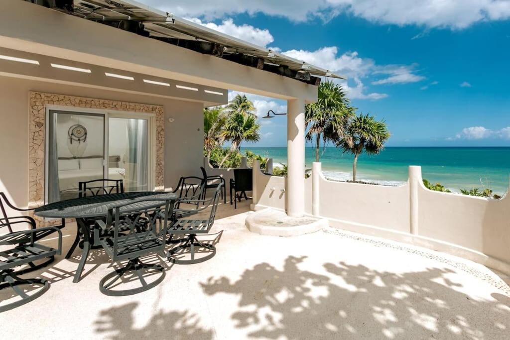 Luxury 5-Br Beachfront Home In Tulum Casa Sofia Gato Esterno foto