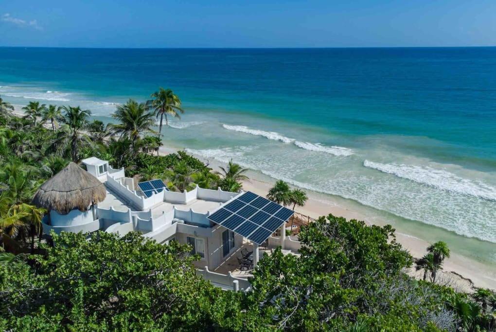 Luxury 5-Br Beachfront Home In Tulum Casa Sofia Gato Esterno foto