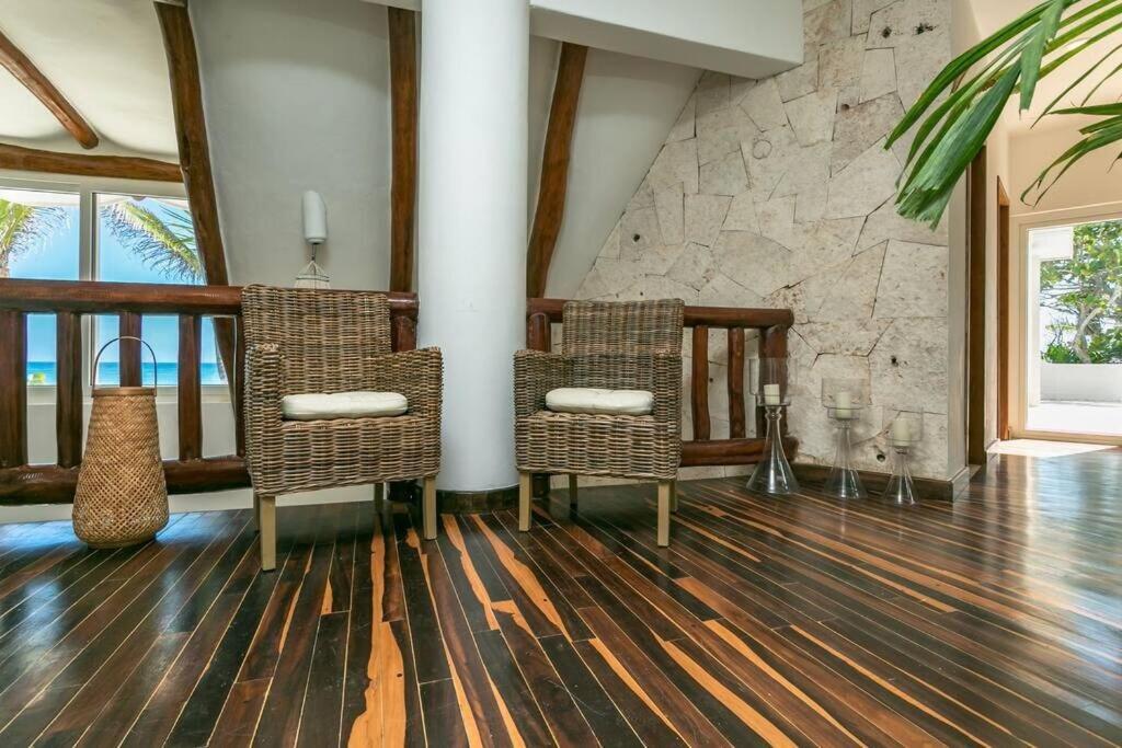 Luxury 5-Br Beachfront Home In Tulum Casa Sofia Gato Esterno foto