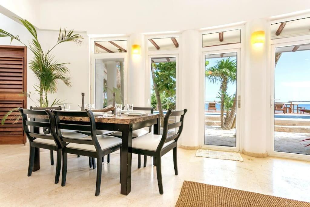 Luxury 5-Br Beachfront Home In Tulum Casa Sofia Gato Esterno foto