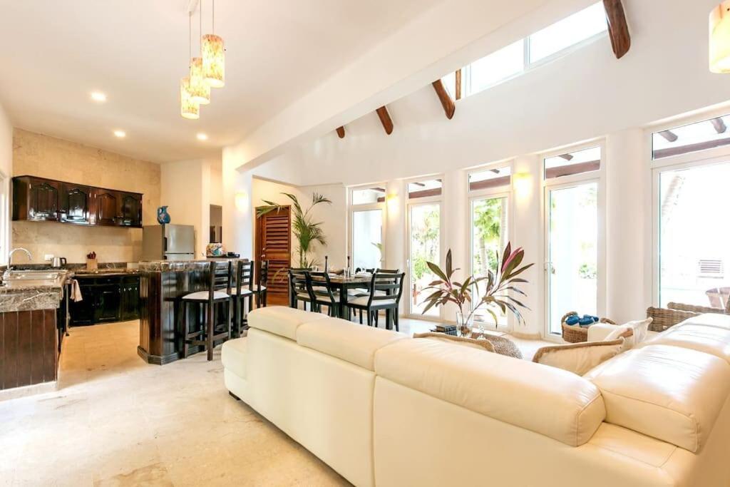 Luxury 5-Br Beachfront Home In Tulum Casa Sofia Gato Esterno foto